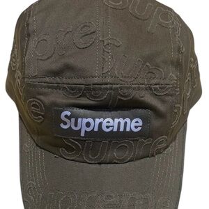 Supreme Lasered Twill Camp Cap